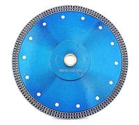 Solidure Lame de scie diamantée extra fine 200mm x 22,23mm Turbo pour découper et poncer le granit, le marbre, le béton et les carreaux