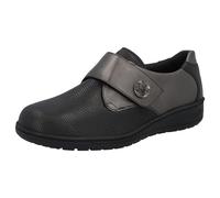 Solidus 29506 Kate - Largeur K, Louvre Flex Perlcalf Vitello Terra Anthracite Noir, 43 EU XX-Large