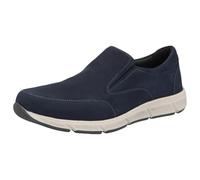 Solidus Chaussures basses en nubuck pour homme - Semelle intérieure large : amovible, Bingo Ocean, 42 EU Large