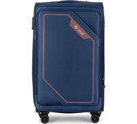 Solier Valise de voyage valise à 4 roulettes Leicht Tourister Trolley valise à roulettes avec serrure à combinaison Grand trolley de voyage 40L