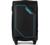 Solier Valise de voyage valise à 4 roulettes Leicht Tourister Trolley valise à roulettes avec serrure à combinaison Grand trolley de voyage 40L