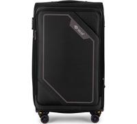 Solier Valise de voyage valise à 4 roulettes Leicht Tourister Trolley valise à roulettes avec serrure à combinaison Grand trolley de voyage 40L