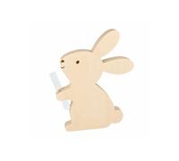 Soliflore en bois 18 x 24 x 2,5 cm - Lapin