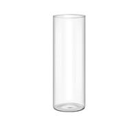 Soliflore en Verre Vase à Fleurs Contemporain, cylindres en Verre décoratifs, Support Transparent(20cm High)