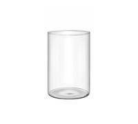 Soliflore en Verre Vase à Fleurs Contemporain, cylindres en Verre décoratifs, Support Transparent(Height 10cm)