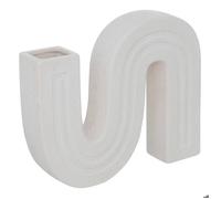 Soliflore ""Olme"" en céramique H24,8cm blanc - Atmosphera Créateur d'intérieur