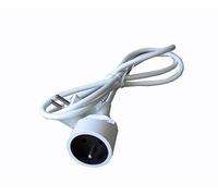Solight 1-voie rallonge du câble, 2 m, 3 x 1mm2, blanc, Solight, rallonges, même prise, 230V, Solight 1-voie rallonge du câble, 2 m, 3 x 1mm2
