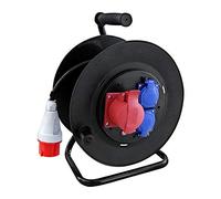 Solight enrouleur de Câble 25m, 400v + 230v, Câble en Caoutchouc, 3x 1,5mm2, Ip44, rallonges, les tourets de Câble, Pb 40