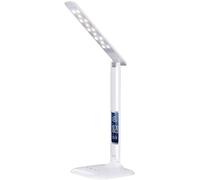 Solight lampe de table WO43, LED, dimmable, 6 W, avec écran, plastique, blanc