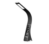 Solight lampe de table WO46-B, LED, dimmable, 6 W, avec écran, design cuir, noir