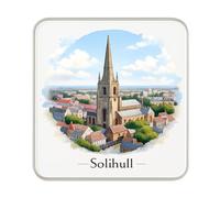 Solihull Aimant de réfrigérateur en acrylique souvenir de voyage Angleterre Royaume-Uni