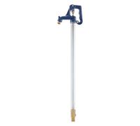 Solimeta Bouche de jardin résistante au gel de 1,9 m, robinet extérieur anti-gel, profondeur d'enfouissement de 30,5 cm, connexion NPT de 1,9 cm et raccord de tuyau NH de 1,9 cm pour irrigation de