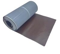 Solin auto-adhésif en aluminium 30 cm x 5 m - RAL 8017 Marron - Étanchéité fiable et facile