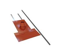 PGI 80/130 - Solin tuiles rouge 15 à 30° avec kit d'étanchéité - PGI 80/130 - Solin tuil