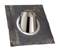 Solin universel Sum Multi 230I POUJOULAT 15 à 30° Inox/Noir mat RAL9019 - 31999452