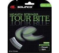 Solinco Cordes de tennis Tour Bite – Mixte Argent – Calibre 1,30 – 12 m
