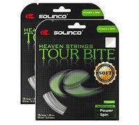 Solinco Tour Bite Soft Lot de 2 Paquets de Cordes de Tennis 16 g 1,30 mm