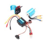 Solinder 2838 Moteur sans Balais 4 Pôles avec Ensemble Combo ESC | Matériaux de haute pureté, Conçus pour les voitures RC 1/14, 1/16, 1/18, Taille compacte pour une installation facile