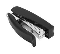 Solinder Agrafeuse Portable, Conception Ergonomique Compacte, Reliure de 20 Feuilles pour le Bureau et L'école, Métal Durable (Noire)