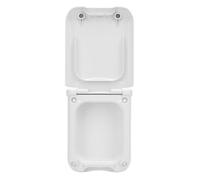 Solinder Boîte de Sortie D'alimentation RV, Conception étanche 90x115mm | ABS durable de qualité technique, double mécanisme de fermeture, modifications flexibles, idéal pour les camping-cars et
