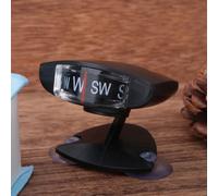 Solinder Boussole de Voiture Compacte et Légère Pliable avec Ventouses pour Véhicule, Bateau, Camion, Fabriquée en Plastique Durable, Pointe avec Précision vers Le Sud, Intérieur,