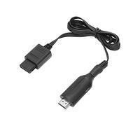 Solinder Câble Adaptateur D'interface Multimédia N64 vers HD, Convertisseur Vidéo HD de Haute qualité avec Cordon d'alimentation pour Revivre Les Jeux Rétro sur Les Téléviseurs