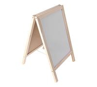 Solinder Chevalet en Bois pour Enfants, Pliable Double Face avec Grand Espace de Peinture, Idéal pour les Garçons et les Filles, en Peuplier 25x40 Cm