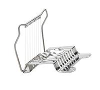 Solinder Coupe-œufs Durable pour Trancher les œufs Durs et les Fruits Mous comme Fraises, Design Facile à Nettoyer, Utilisation Confortable, Idéal pour Adultes et enfants. (Fil d'acier)