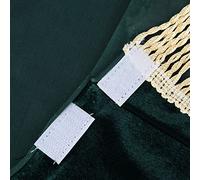 Solinder Couvre-piano Droit, élégant 200x150cm, Tissu Peluche (Green) | Matériau résistant à l\'usure, anti-poussière, glands décoratifs ajoutés