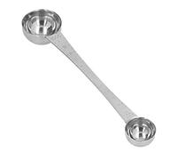 Solinder Cuillère à Mesurer à Double extrémité, Cuillère Soupe Finition Miroir, D'assaisonnement pour café en Poudre 1,6 X 7,9 Pouces