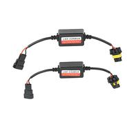 Solinder Décodeur de Phare, Annuleur D'avertissement de Code D'erreur 2 Pièces 12 V 4 A pour Phare Antibrouillard LED 9005 9006Performance Super Lumineuse et Fiable, évite les Codes