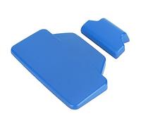 Solinder Dossier, Coussin Arrière en Caoutchouc pour Sacoche de Selle, Accessoire de Passager adapté pour F800GS avec Coussin Arrière Moto, Conception Divisée Supérieure et Inf (Bleue)