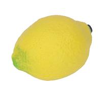 Solinder Ensemble Shaker à Fruits Maraca, Coins Arrondis Sûrs pour L'éducation Précoce, Hochets Musicaux pour Bébés de 6 Mois et Plus (Citron)
