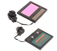 Solinder Grande Fenêtre de Visualisation avec Panneau Solaire, Lentille de Soudage à Capteur d'arc Très Sensible, Masque à Obscurcissement Automatique TX500C 110 * 90 Mm, Temps de