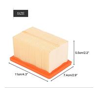 Solinder High Flow Air Filter Cleaner for G650GS G650 2009-2014 SERTAO 650 2012-2014, Precision Engineered with Excellent Filtration, Direct Replacement for, Sturdy in Use, Made From