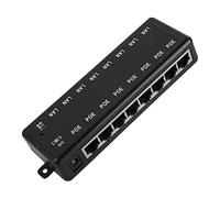 Solinder Injecteur de Module d'alimentation POE à 8 Interfaces, Non Standard pour Les Appareils POE/Non, Conforme aux Normes de sécurité