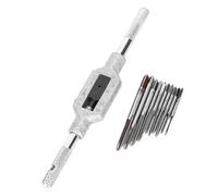 Solinder Jeu de Mini Tarauds M1, M3.5, Outil à Vis en Métal Résistant à l'usure avec Conception à Pas de Filetage Standard pour Un Rendu Clair et Bien rangé, Idéal pour (Ensemble de Mini robinets 11