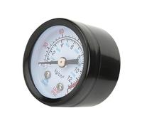 Solinder Manomètre de Compresseur D'air avec Cadran Facile à Lire pour Compresseurs à Vis et Piston, Coque en Fer Noir, 1 X 42 Mm