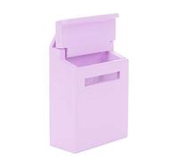 Solinder Mini Maison de Poupée Boîte aux Lettres, Décoration en Bois | Conception de boîte aux lettres rabattable, Idéale pour les scènes de maison de poupée à l\'échelle 1:12, Bois non toxique