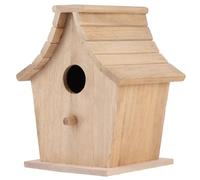 Solinder Nichoir à Oiseaux Suspendu pour Petits Oiseaux, Nichoir en Bois de Haute qualité pour Perroquets, Fournitures Parfaites Animaux de Compagnie, 17x11x12 Cm