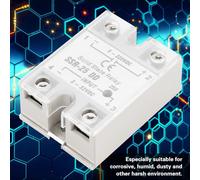 Solinder Pas D'étincelle de Commutation, Vitesse de Commutation élevée, Pas Bruit, Relais Statique SSR-25 DD 25A, Anti-vibration, Longue Durée Vie, Particulièrement adapté aux