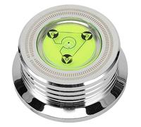 Solinder Pince pour Tourne-Disque Vinyle de Haute qualité avec Indicateur de Niveau pour des Performances Améliorées du Tourne-Disque, Idéale Les Audiophiles, Vitesse Maximale 45 TR/Min (Argent)