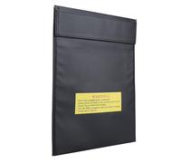 Solinder Pochette de Sécurité Ignifuge pour Lipo, Deux Tailles | Tissu respectueux de l\'environnement, Léger et portable, Protections pendant le chargement, Fonctionne avec différents