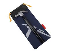 Solinder Pochette Portable pour Piquets de Tente, Sac de Rangement en Tissu Oxford, Facile à Transporter avec Boucle d'escalade, Corde à Vent, Petit Clou Sol, Idéal pour Les Vo (Bleu Marine)