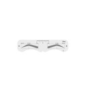 Solinder Pochoir à Sourcils Modèle de Sourcils Maquillage Ensemble de Moules à 24 Formes Réutilisables PEVA Doux Shaper Bande Élastique Facile Nettoyer pour Débutant (L)