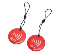 Solinder Porte-clés NFC Programmable, Lot de 10 étiquettes Universelles pour Un Accès Rapide, Compatible avec Les Appareils NFC, Durables et Portables