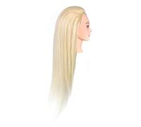 Solinder Poupées Mannequins avec Aspect Naturel et Fibre de Haute qualité, Tête de Formation Cheveux 60 Cm pour Couper, Tresser, Concevoir (Beige)