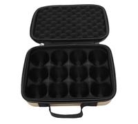Solinder Récipient à œufs Polyvalent Résistant aux Chocs pour une Utilisation en Extérieur, Boîte de Stockage D'œufs à 12 Grilles avec une capacité Spacieuse, éponge en Tissu Kaki EVA