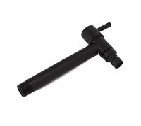 Solinder Robinet D'eau Froide Simple, Robinet D'eau Froide Mural en Acier Inoxydable 304 G1/2, Noir, Salle de Bains, Jardin (pour Machine à Laver)