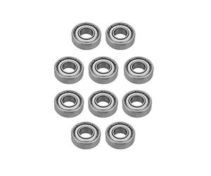 Solinder Roulements à Billes Miniatures en Acier 698ZZ, Double Blindage, Faible Bruit pour les Projets de Loisirs, Diamètre Intérieur de 8mm, 10 Pièces